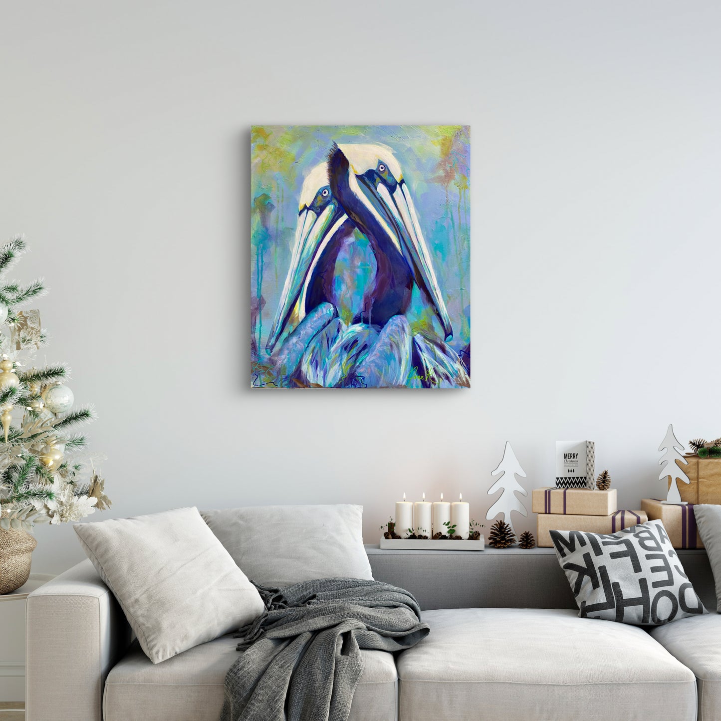'I Got Your Back' original acrylic on canvas